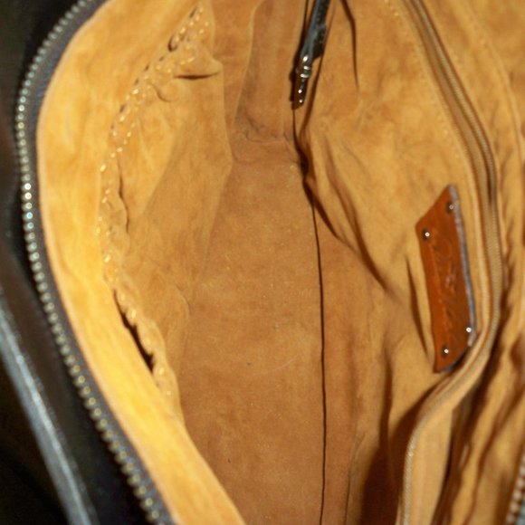 Patricia Nash Black & White Sunflower Handbag w/ Matching Wallet & Wristlet-EUC! - Picture 4 of 10